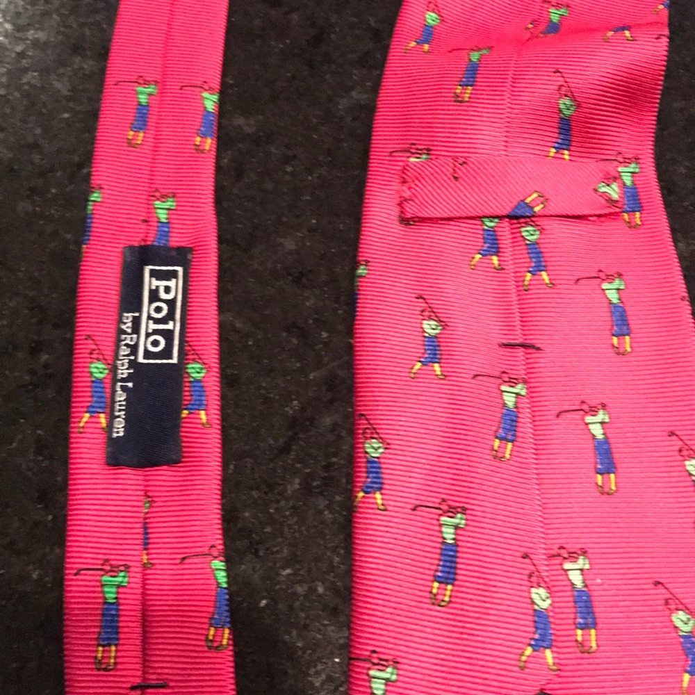 Polo by Ralph Lauren pink tie - Picture 2 of 4